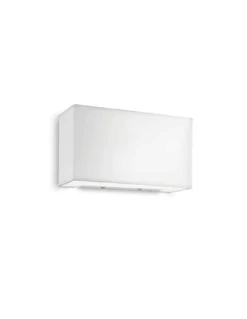 Applique Hotel Tissu Blanc, Ideal Lux