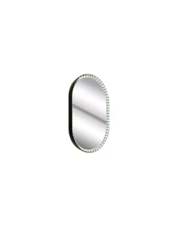 Applique Miroir Vanity Oval Noire, Le Deun Luminaires