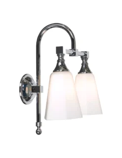 Applique Salle De Bain Classic Double Courbe, Linea Verdace