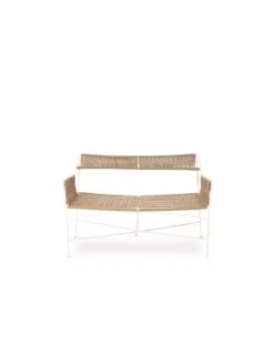 Banquette Moda Beige/blanc 2 Banquette Moda Beige/blanc -Deco En Ligne Magasin banquette moda beigeblanc 2