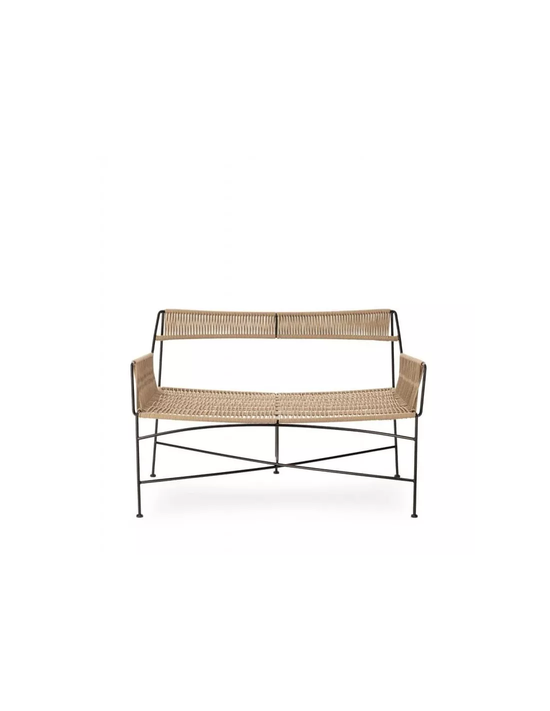 Banquette Moda beige/noir Banquette Moda Beige/noir -Deco En Ligne Magasin banquette moda beigenoir 2