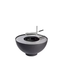 Barbecue Brasero Plancha Boule Noir, Feu Du Jardin