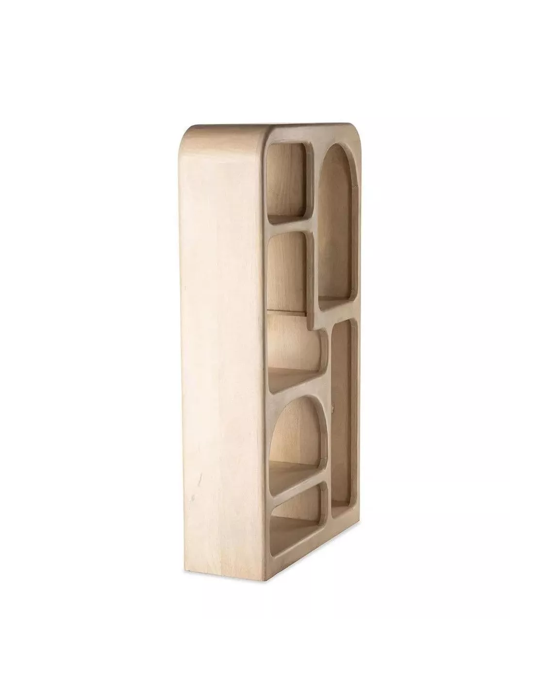 Bibliothèque beige en bois Bibliothèque Beige En Bois -Deco En Ligne Magasin bibliotheque beige en bois 2