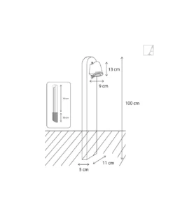 Borne Spot Outdoor Balume, Authentage 5 Borne Spot Outdoor Balume, Authentage -Deco En Ligne Magasin borne spot outdoor balume authentage 5