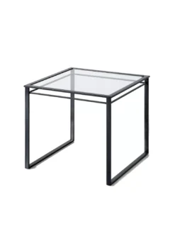 Bout De Canapé Graphic Anthracite/verre, Un Autre Regard