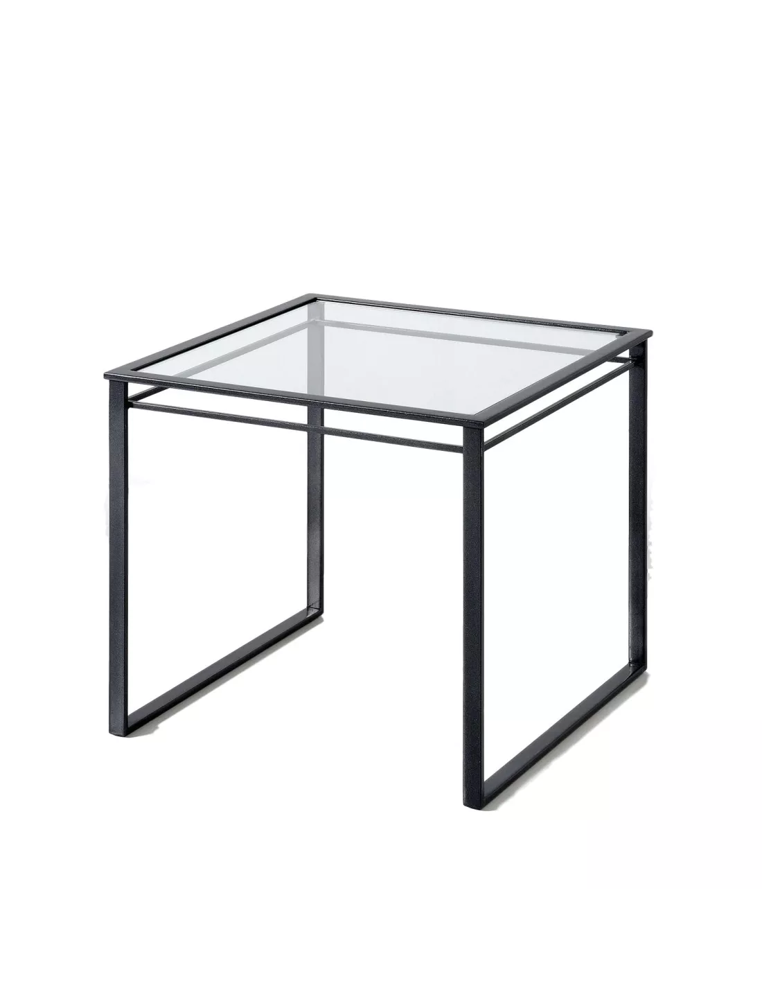 Bout de canapé Graphic anthracite/verre, Un Autre Regard Bout De Canapé Graphic Anthracite/verre, Un Autre Regard -Deco En Ligne Magasin bout de canape graphic anthracite verre un autre regard