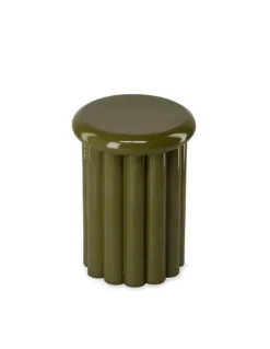 Bout De Canapé Vert Olive Brillant -Deco En Ligne Magasin bout de canape vert olive brillant 2