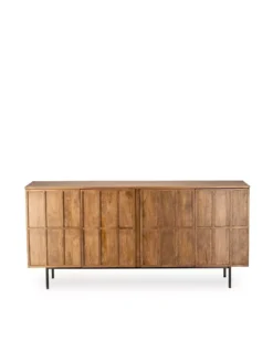 Buffet 4 Portes Ventura Naturel 182cm -Deco En Ligne Magasin buffet 4 portes ventura naturel 182cm 5