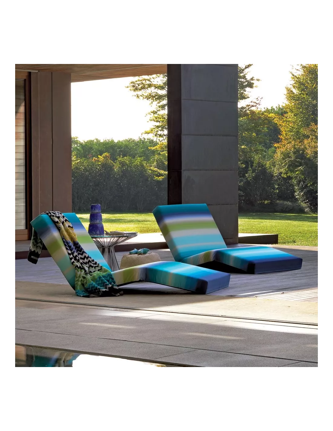 Chaise longue/Matelas Jalamar Tonga, Missoni Home Chaise Longue/Matelas Jalamar Tonga, Missoni Home -Deco En Ligne Magasin chaise longuematelas jalamar tonga missoni home 2