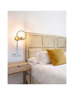 Chevet 1 Tiroir Chêne Blanchi/doré, Thai Natura -Deco En Ligne Magasin chevet 1 tiroir chene blanchidore thai natura 2