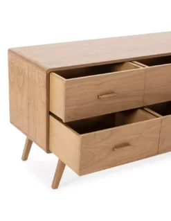 Commode 6 Tiroirs En Cèdre, Thai Natura 2 Commode 6 Tiroirs En Cèdre, Thai Natura -Deco En Ligne Magasin commode 6 tiroirs thai natura 2