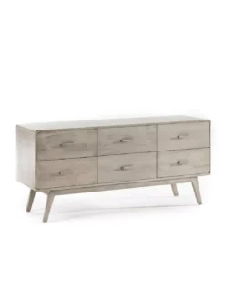 Commode Grisée 6 Tiroirs, Thai Natura