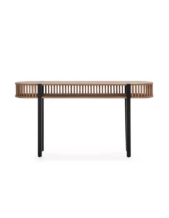 Console Naturel/noir 150cm Louise, Thai Natura -Deco En Ligne Magasin console naturelnoir 150cm louise thai natura 3