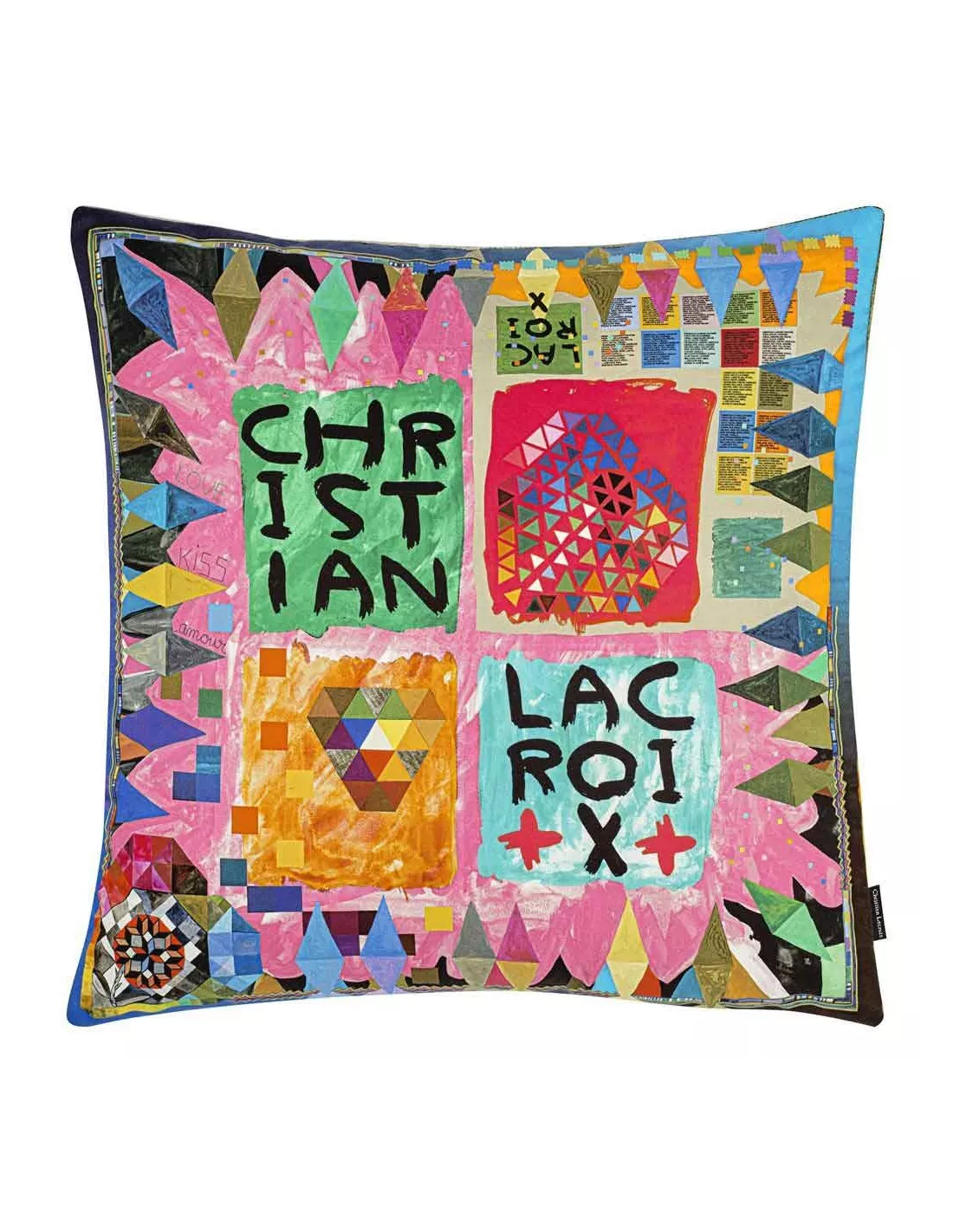 Coussin Arlecchino Wood Multicolore, Christian Lacroix Coussin Arlecchino Wood Multicolore, Christian Lacroix -Deco En Ligne Magasin coussin arlecchino wood multicolore christian lacroix 1