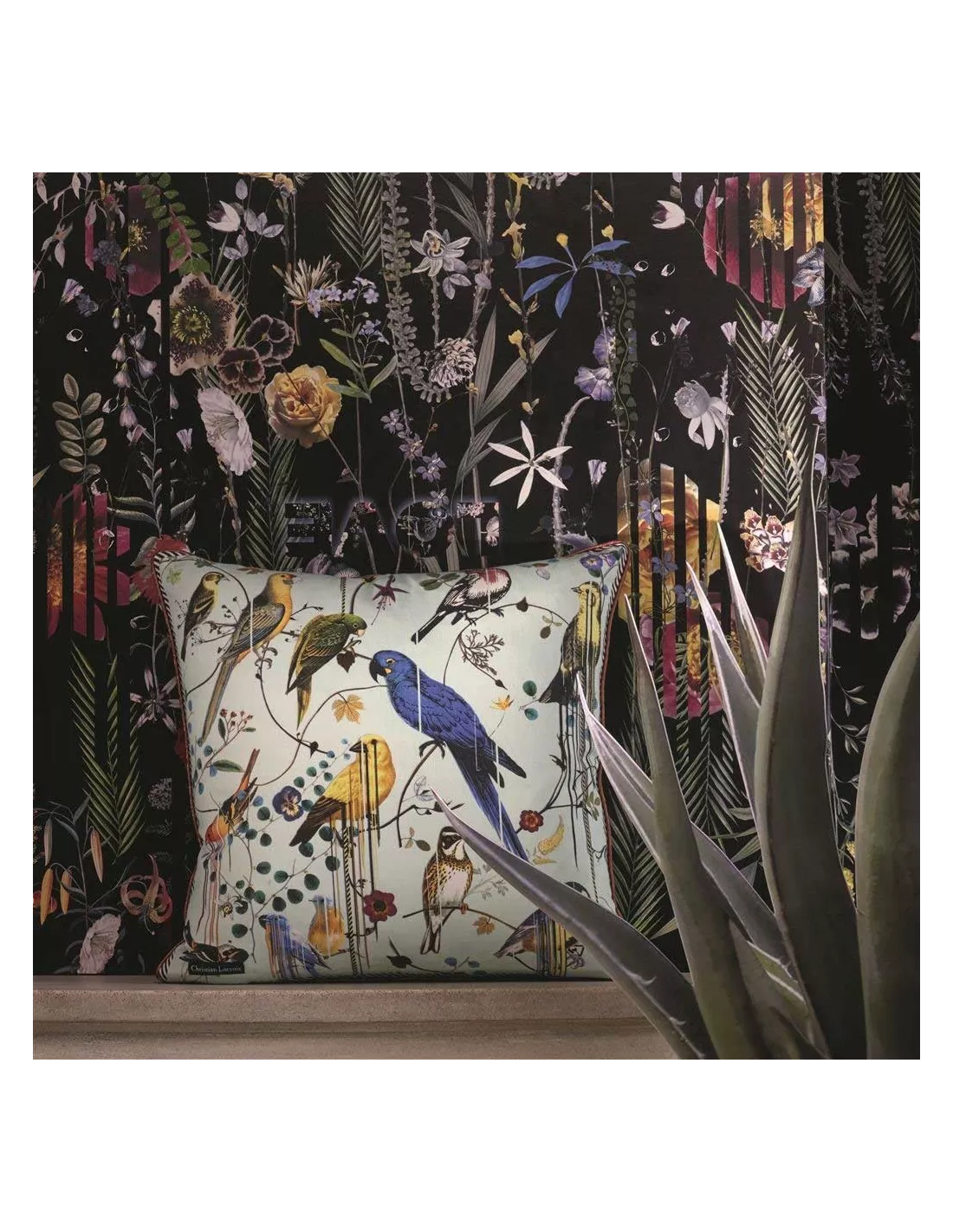 Coussin Birds Sinfonia Crepuscule, Christian Lacroix Coussin Birds Sinfonia Crepuscule, Christian Lacroix -Deco En Ligne Magasin coussin birds sinfonia crepuscule christian lacroix 3