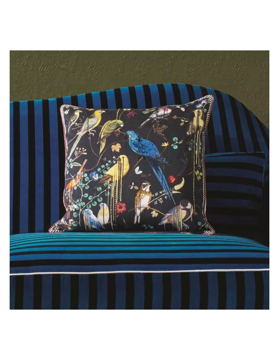 Coussin Birds Sinfonia Crepuscule, Christian Lacroix Coussin Birds Sinfonia Crepuscule, Christian Lacroix -Deco En Ligne Magasin coussin birds sinfonia crepuscule christian lacroix 4