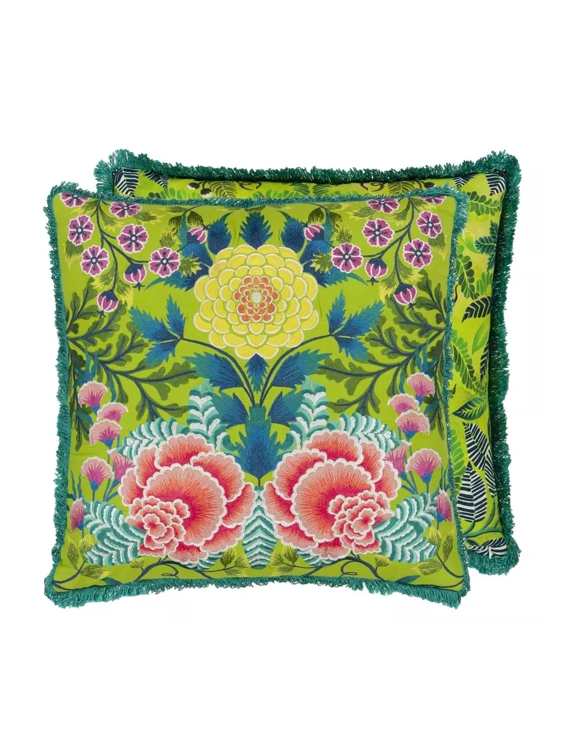 Coussin Brocart Decoratif Embroidered Lime, Designers Guild Coussin Brocart Decoratif Embroidered Lime, Designers Guild -Deco En Ligne Magasin coussin brocart decoratif embroidered lime designers guild