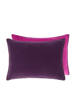Coussin Cassia Aubergine/Magenta, Designers Guild