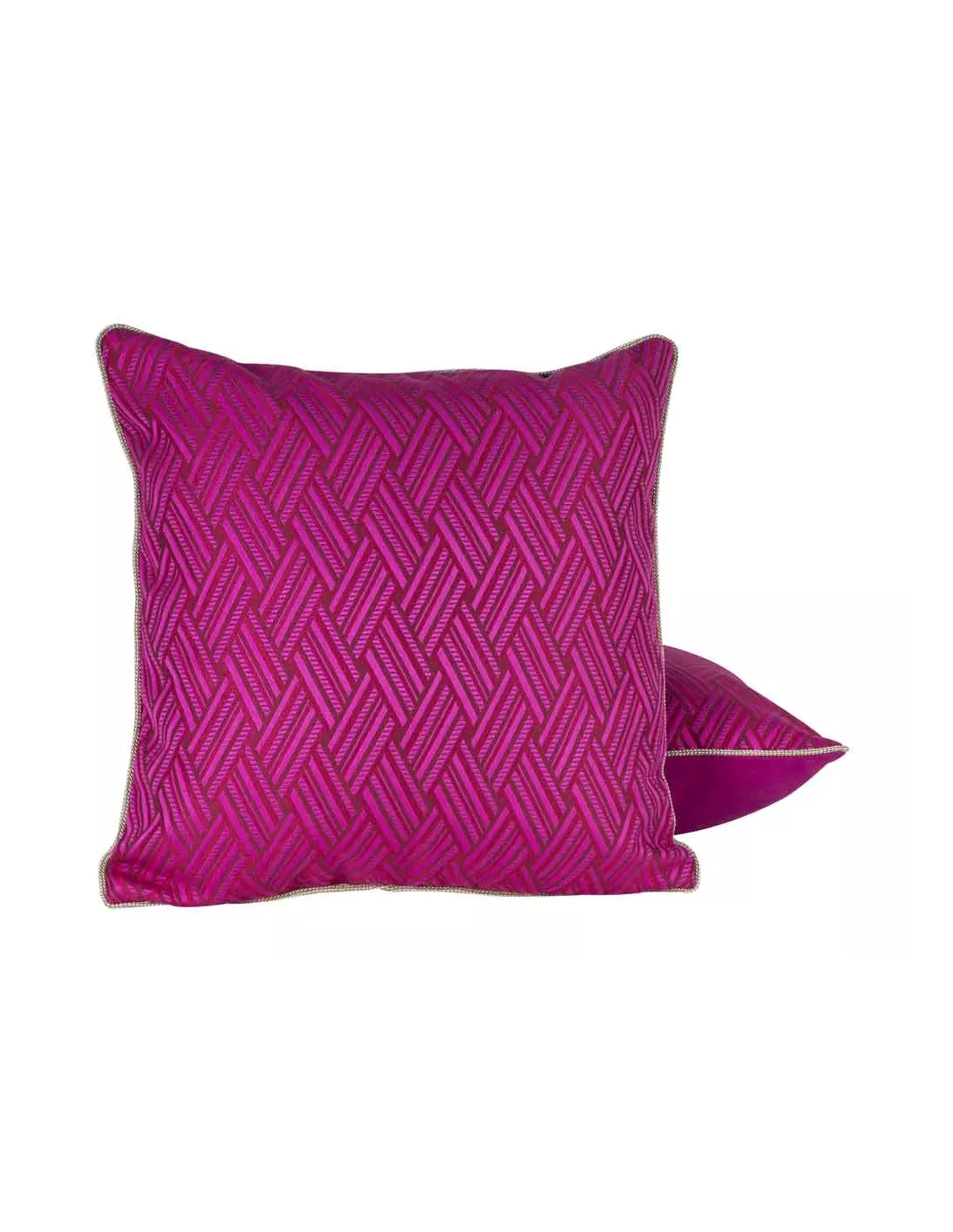 Coussin Joncs Fuchsia, Lelievre Coussin Joncs Fuchsia, Lelievre -Deco En Ligne Magasin coussin joncs fuchsia lelievre