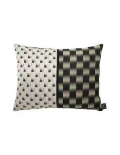 Coussin Kaede Ikat Noir, K3 Design By Kenzo Takada