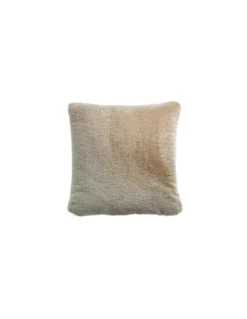 Coussin Kinta Carré Mirabelle Fausse Fourrure, Vivaraise