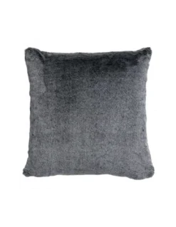 Coussin Kinta Carré Ombre Fausse Fourrure, Vivaraise