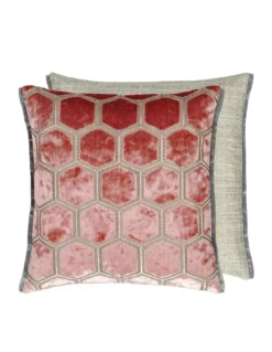 Coussin Manipur Coral, Designers Guild
