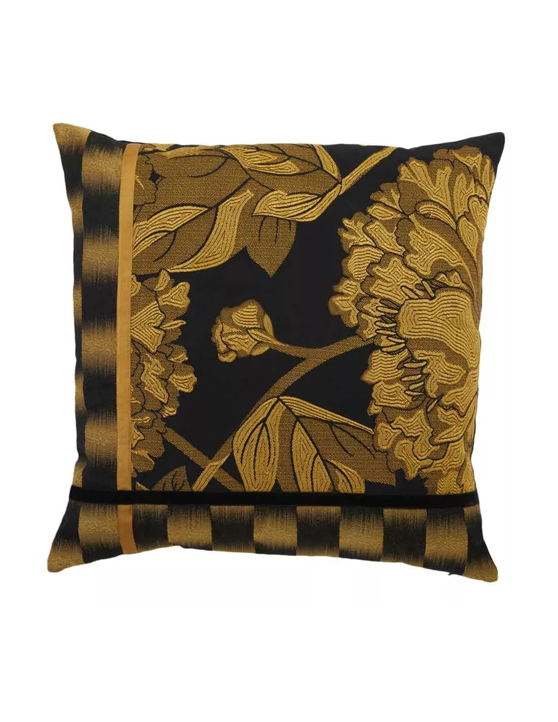 Coussin Pivoine noir, K3 design by Kenzo Takada Coussin Pivoine Noir, K3 Design By Kenzo Takada -Deco En Ligne Magasin coussin pivoine noir k3 design by kenzo takada