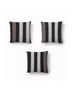 Coussins Valerie Boulevard Raspail Taupe, Les Toiles Du Soleil