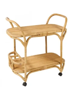 Desserte En Rotin Roulante Maggie, KOK Maison