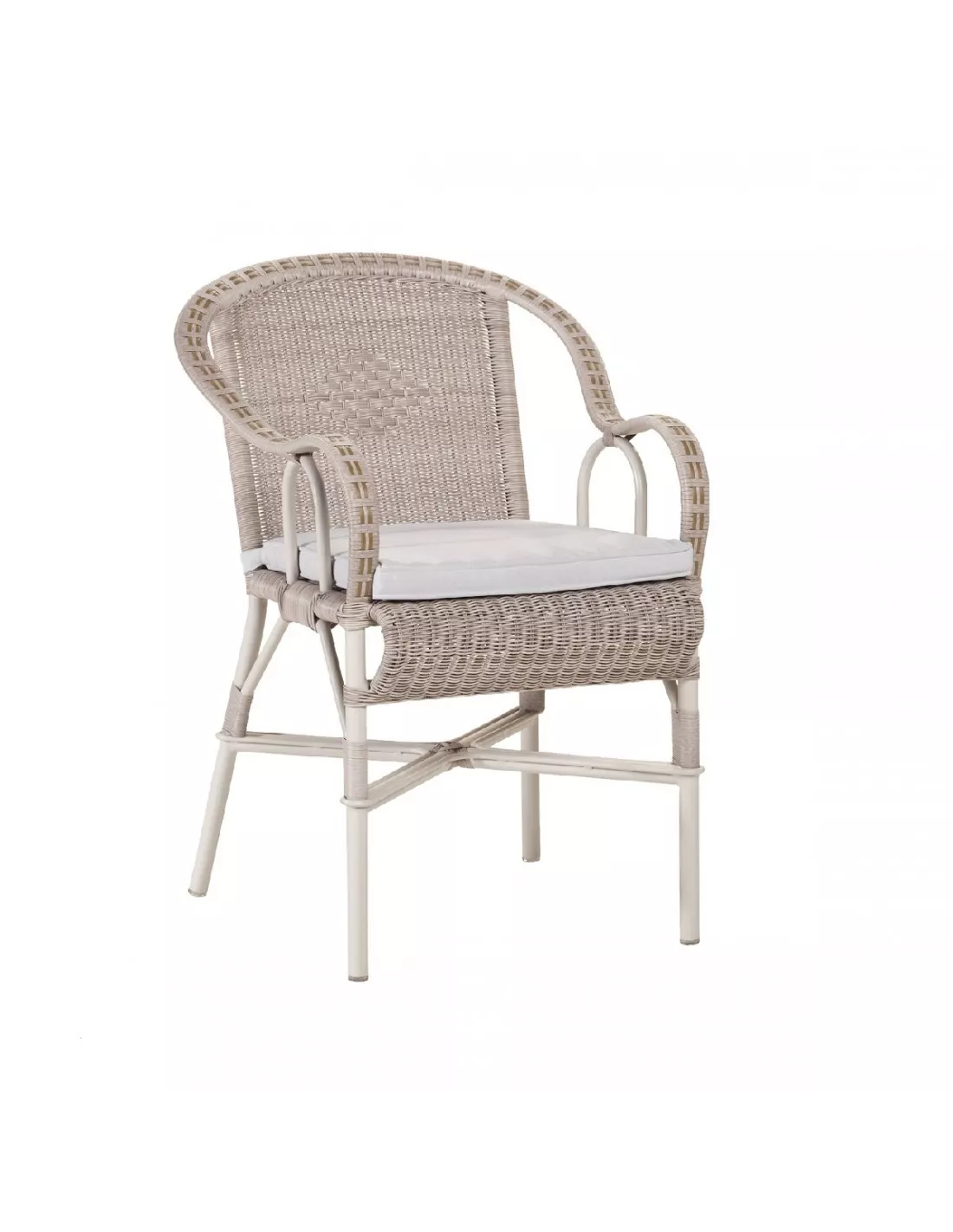 Fauteuil Provence résine + coussin, KOK Maison Fauteuil Provence Résine + Coussin, KOK Maison -Deco En Ligne Magasin fauteuil provence resine coussin kok maison