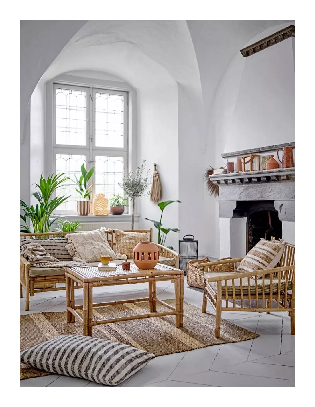 Fauteuil Sole Bambou Naturel, Bloomingville Fauteuil Sole Bambou Naturel, Bloomingville -Deco En Ligne Magasin fauteuil sole bambou naturel bloomingville 2