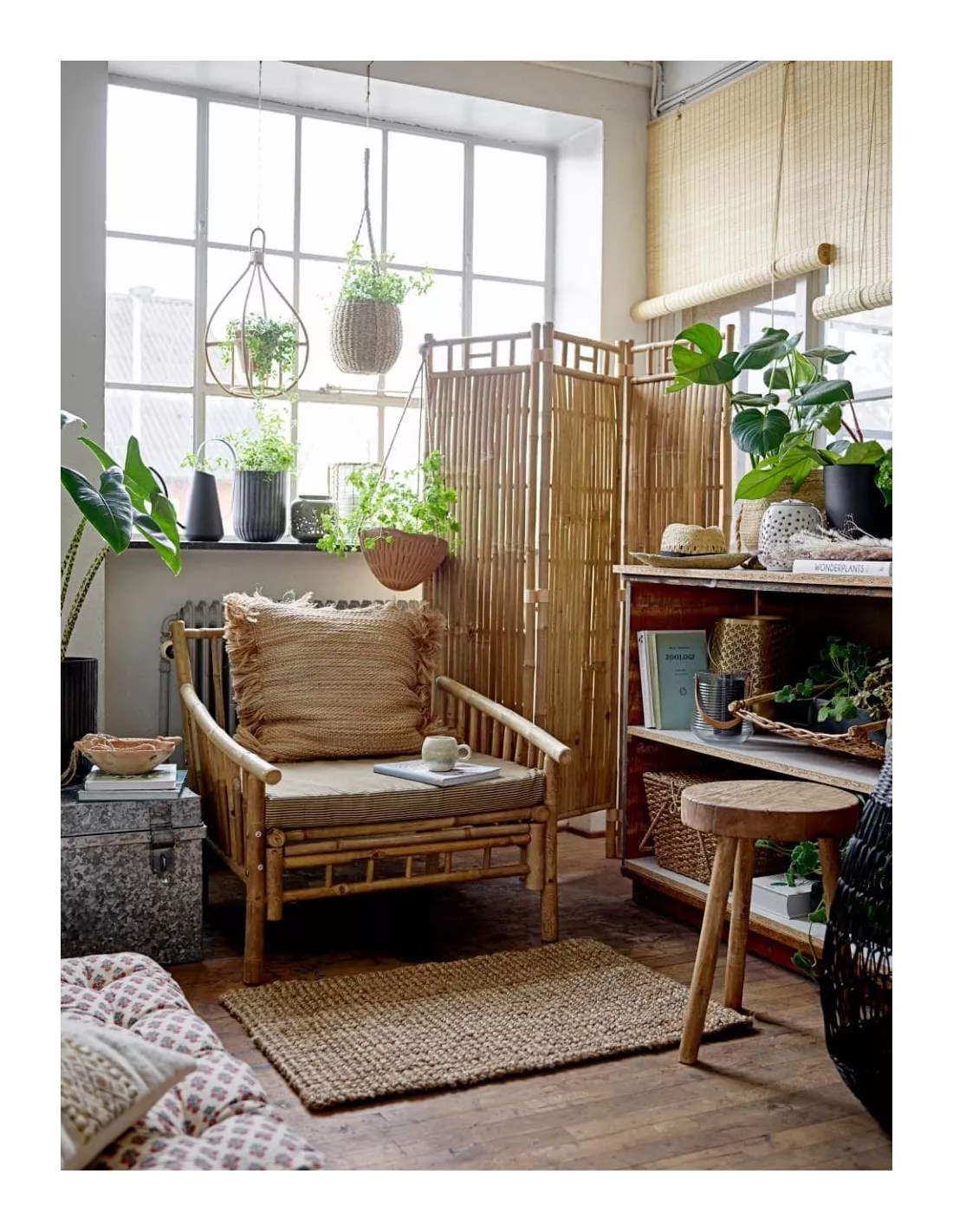 Fauteuil Sole Bambou Naturel, Bloomingville Fauteuil Sole Bambou Naturel, Bloomingville -Deco En Ligne Magasin fauteuil sole bambou naturel bloomingville 3