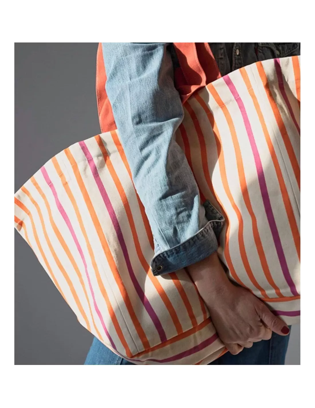 Grand sac cabas Anna Marin orange, Les Toiles du Soleil Grand Sac Cabas Anna Marin Orange, Les Toiles Du Soleil -Deco En Ligne Magasin grand sac cabas anna marin orange les toiles du soleil 1