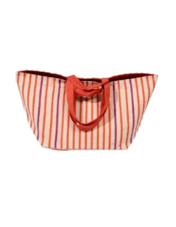 Grand Sac Cabas Anna Marin Orange, Les Toiles Du Soleil