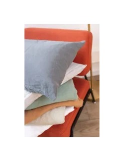 Housse De Couette Chanvre Cannelle Kala, Vivaraise -Deco En Ligne Magasin housse de couette chanvre cannelle kala vivaraise 2