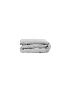 Housse De Couette Chanvre Gris Perle Kala, Vivaraise