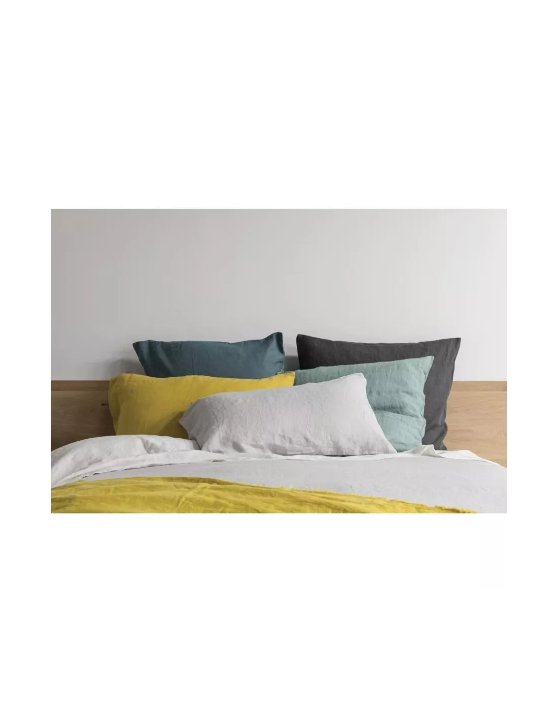 Housse de couette lin lavé Zeff Gris Perle, Vivaraise Housse De Couette Lin Lavé Zeff Gris Perle, Vivaraise -Deco En Ligne Magasin housse de couette lin lave zeff gris perle vivaraise 2