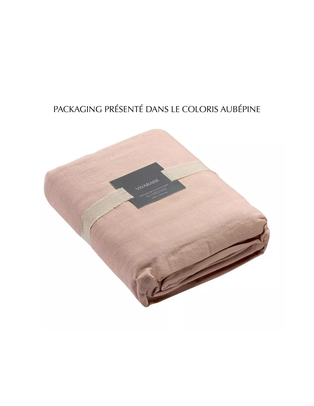 Housse de couette lin lavé Zeff Thym, Vivaraise Housse De Couette Lin Lavé Zeff Thym, Vivaraise -Deco En Ligne Magasin housse de couette lin lave zeff thym vivaraise 1