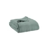 Jeté De Lit Zeff En Lin Vert De Gris, Vivaraise