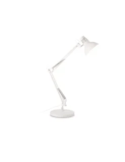Lampe De Bureau Blanche Wally, Ideal Lux