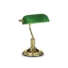 Lampe De Bureau Lawyer Vert/doré, Ideal Lux