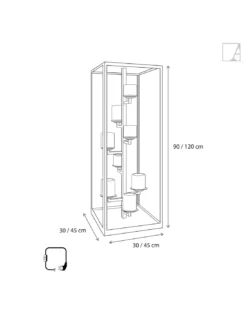 Lanterne à Poser Bellefeu 2 Tailles, Authentage -Deco En Ligne Magasin lanterne a poser bellefeu 2 tailles authentage 2