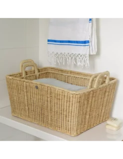 Manne à Linge Rotin Naturel Rectangulaire, KOK Maison 2 Manne à Linge Rotin Naturel Rectangulaire, KOK Maison -Deco En Ligne Magasin manne a linge rotin naturel rectangulaire kok maison 2