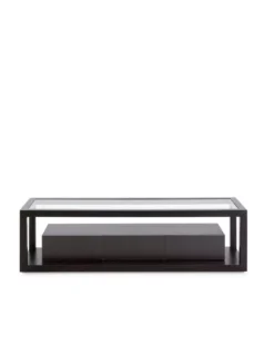 Meuble TV Noir/verre 3 Tiroirs, Thai Natura 3 Meuble TV Noir/verre 3 Tiroirs, Thai Natura -Deco En Ligne Magasin meuble tv noirverre 3 tiroirs thai natura 3