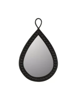 Miroir Goutte Louise Noir 2 Tailles