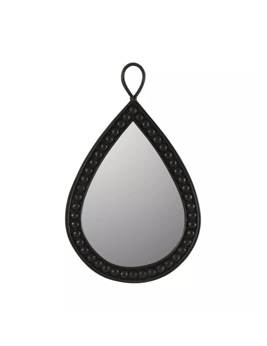 Miroir goutte Louise noir 2 tailles Miroir Goutte Louise Noir 2 Tailles -Deco En Ligne Magasin miroir goutte louise noir 2 tailles