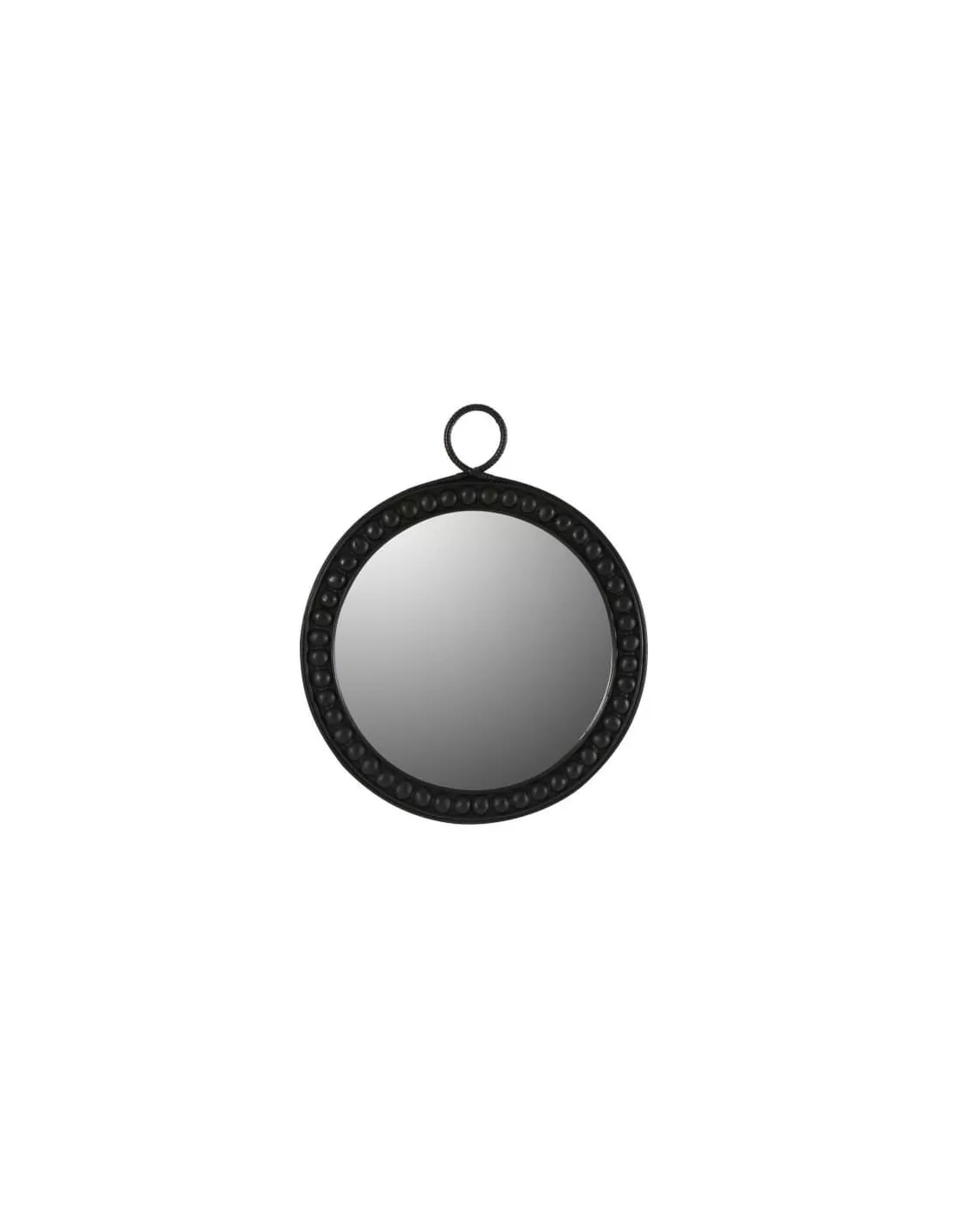 Miroir rond Louise noir 2 tailles Miroir Rond Louise Noir 2 Tailles -Deco En Ligne Magasin miroir rond louise noir 2 tailles 1