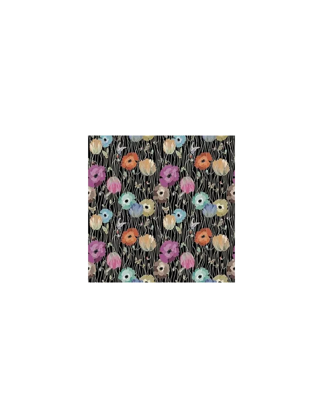 Papier peint Poppies Night, Missoni Home Papier Peint Poppies Night, Missoni Home -Deco En Ligne Magasin papier peint poppies night missoni home
