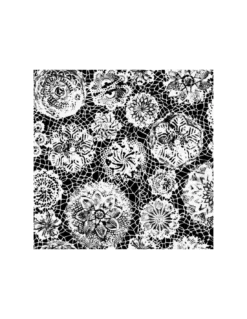 Papier Peint Punto Madama Noir, Jean Paul Gaultier